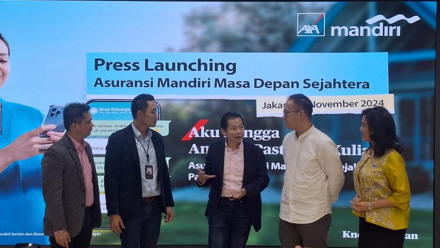 Press Launching Asuransi Mandiri Masa Depan Sejahtera AXA Mandiri/ Khoirul Anam