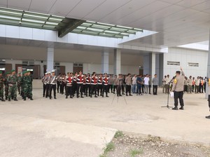 200 Personel Gabungan Amankan Debat Perdana Pilbup Lombok Tengah 2024