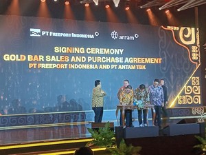 Deal! Antam Borong Emas Freeport Rp 200 Triliun