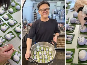 Bakery Ini Buat Kue Ku Bentuk Labubu yang Menggemaskan