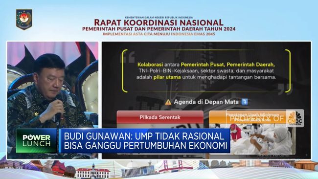 Video: Budi Gunawan: UMP Tak Rasional Bisa Ganggu Pertumbuhan Ekonomi