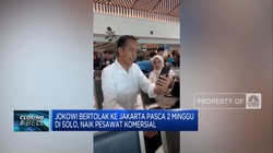 Video: Rindu Cucu, Jokowi ke Jakarta Naik Pesawat Komersial