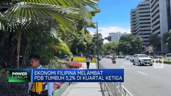 Video: Ekonomi Filipina Melambat, PDB Tumbuh 5,2% di Kuartal Ketiga