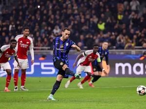 Head-to-Head Inter Milan Vs Arsenal: Si Ular Ungguli Gudang Peluru