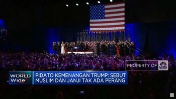 Video: Pidato Kemenangan Trump: Sebut Muslim dan Janji Tak Ada Perang