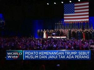 Video: Pidato Kemenangan Trump: Sebut Muslim dan Janji Tak Ada Perang