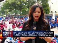 Video: Ratusan Buruh Demo di Kemnaker, Tuntut Soal Aturan Pengupahan