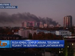 Video: Rusia Terjunkan Pesawat Tak Berawak, Luluh Lantakkan Kyiv