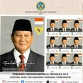 Negara Ini Rilis Perangko Wajah Presiden Prabowo, Begini Penampakannya