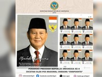 Negara Ini Rilis Perangko Wajah Presiden Prabowo, Begini Penampakannya