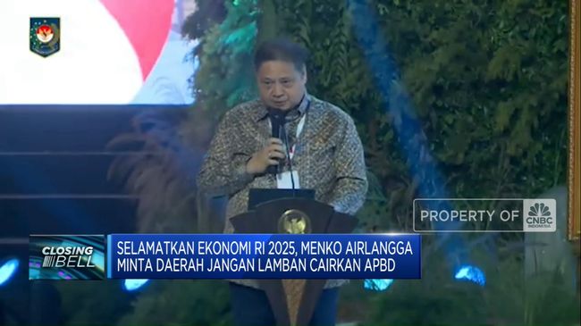 Video: Menko Airlangga Minta Daerah Jangan Lamban Cairkan APBD