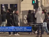 Video: Suporter Sepak Bola Israel Bentrok di Amsterdam