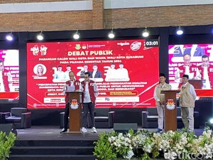 Saling Adu Gagasan 3 Paslon di Debat Publik Pilwalkot Sukabumi