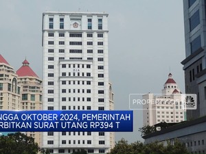  Hingga Oktober 2024, Pemerintah Terbitkan Surat Utang Rp394 T