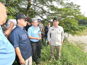 Mendes PDT dan Menteri LH Pantau Dampak Pencemaran Sungai Ciujung