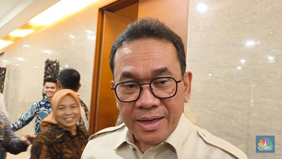 Menteri Perdagangan Budi Santoso, Jumat 8/11/2024),. (CNBC Indonesia/Martyasari Rizky)