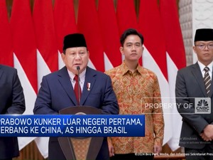  Kunker Luar Negeri Pertama, Prabowo ke China, AS Hingga Brasil