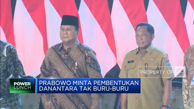 Video: Prabowo Minta Pembentukan Danantara Tak Buru-Buru