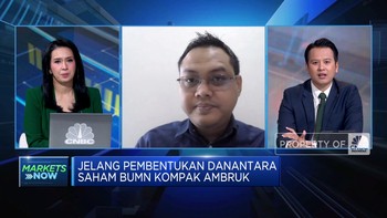 Video: Saham BUMN Kompak Ambruk, Investor Tunggu Kepastian Danantara