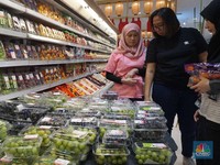 Didiskon Gede Transmart Hari Ini, Anggur Muscat Diserbu Pengunjung