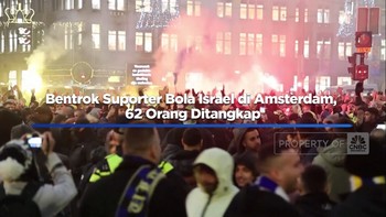 Video: Bentrok Suporter Israel di Amsterdam, 62 Orang Ditangkap
