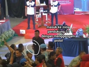 Heboh Walpri Masinton Diduga Keluarkan Senjata Saat Debat Pilbup