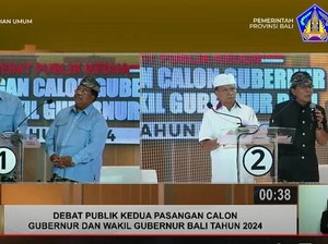 Kala Masalah Piala Dunia U20 hingga Krisis Air Dibahas di Debat Pilgub Bali