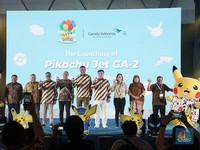 Gandeng Pokemon, Garuda Luncurkan Desain Livery Pikachu Jet GA-2