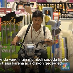 Gelar Diskon Gede-gedean, Sepeda Listrik Cuma Rp 3 Jutaan di Transmart