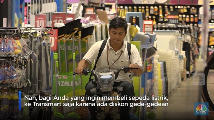 Kejutan! Ada Sepeda Listrik 3 Jutaan di Transmart