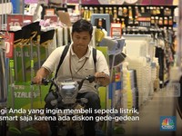 Gelar Diskon Gede-gedean, Sepeda Listrik Cuma Rp 3 Jutaan di Transmart