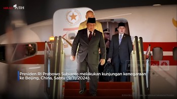 Video: Prabowo Tiba di China, Siap Gelar Pertemuan Dengan Xi Jinping
