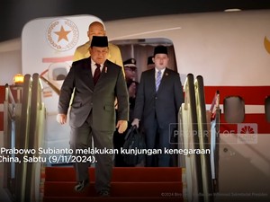 Video: Prabowo Tiba di China, Siap Gelar Pertemuan Dengan Xi Jinping