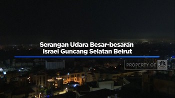 Video: Serangan Udara Besar-besaran Israel Guncang Selatan Beirut
