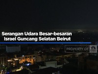 Video: Serangan Udara Besar-besaran Israel Guncang Selatan Beirut