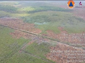 Karhutla Sumsel Terjadi di Tulung Selapan, Hotspot Berada di Lahan Gambut