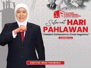 Pesan Khofifah Saat Peringatan Hari Pahlawan 10 November 2024
