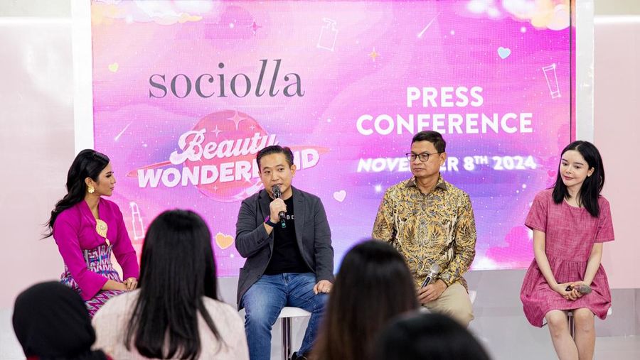Konferensi pers sociolla beuaty Wonderland