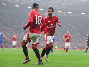 Man United Vs Leicester: Fernandes Cs Menang 3-0