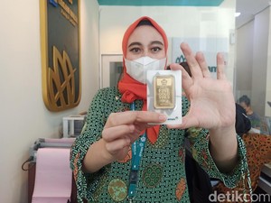 Waktuya Beli! Harga Emas Antam di Medan Anjlok Rp 35 Ribu per Gram Hari Ini