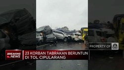 23 Korban Tabrakan Beruntun di Tol Cipularang, 1 Tewas & 22 Luka-Luka