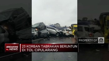 23 Korban Tabrakan Beruntun di Tol Cipularang, 1 Tewas & 22 Luka-Luka