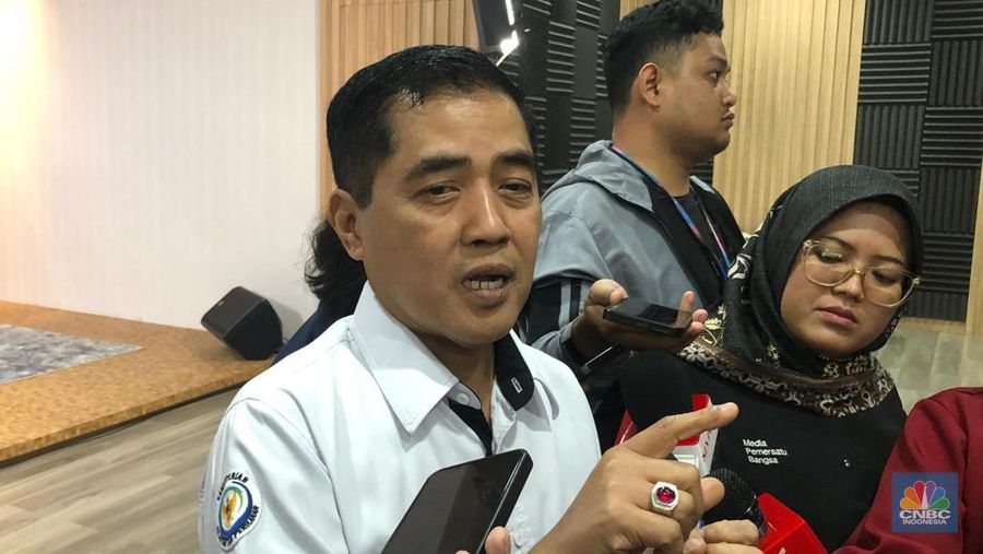 Direktur Jenderal Penguatan Daya Saing Produk Kelautan dan Perikanan KKP, Budi Sulistiyo. (CNBC Indonesia/Rindi Salsabilla)