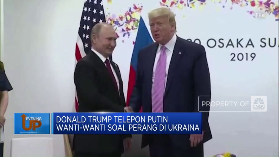 Donald Trump Telepon Putin Wanti-Wanti Soal Perang di Ukraina