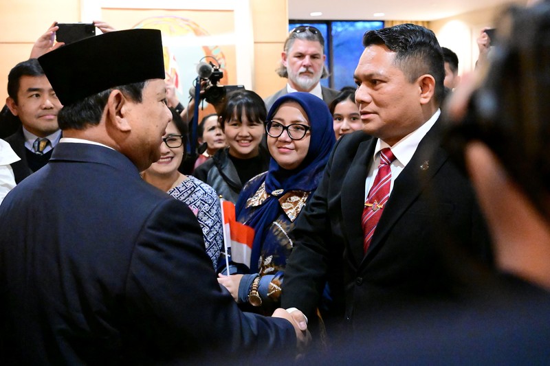 Presiden Prabowo Subianto tiba di Pangkalan Militer Andrews, Washington DC, Amerika Serikat, pada Minggu, (10/11/2024), sekitar pukul 16.00 waktu setempat. (Dok. Biro Pers Sekretariat Presiden/Muchlis Jr)