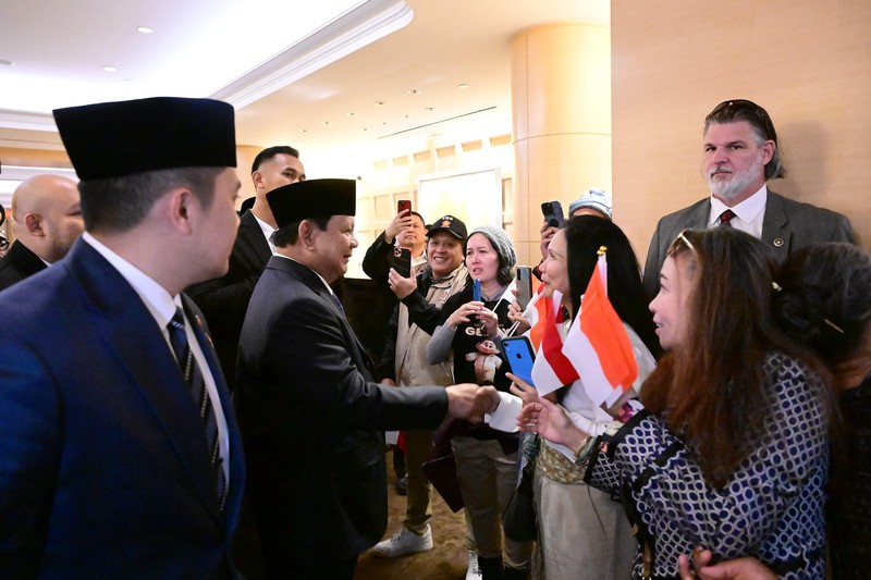 Presiden Prabowo Subianto tiba di Pangkalan Militer Andrews, Washington DC, Amerika Serikat, pada Minggu, (10/11/2024), sekitar pukul 16.00 waktu setempat. (Dok. Biro Pers Sekretariat Presiden/Muchlis Jr)
