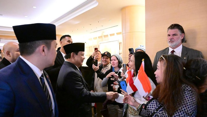 Presiden Prabowo Subianto tiba di Pangkalan Militer Andrews, Washington DC, Amerika Serikat, pada Minggu, (10/11/2024), sekitar pukul 16.00 waktu setempat. (Dok. Biro Pers Sekretariat Presiden/Muchlis Jr)