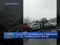 Video: Puluhan Kendaraan Tabrakan Beruntun di Tol Purbaleunyi KM 92