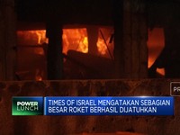 Video: 200 Roket Serang Israel Hingga Timbulkan Kebakaran
