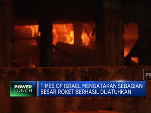 Video: 200 Roket Serang Israel Hingga Timbulkan Kebakaran